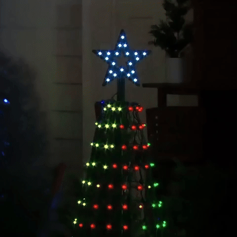The Original Christmas Light Show Tree