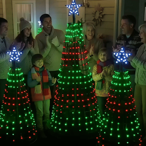 The Original Christmas Light Show Tree